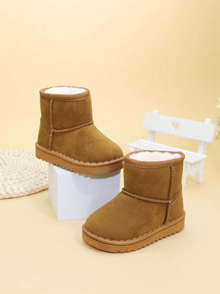 BRĄZOWE BUTY ŚNIEGOWCE