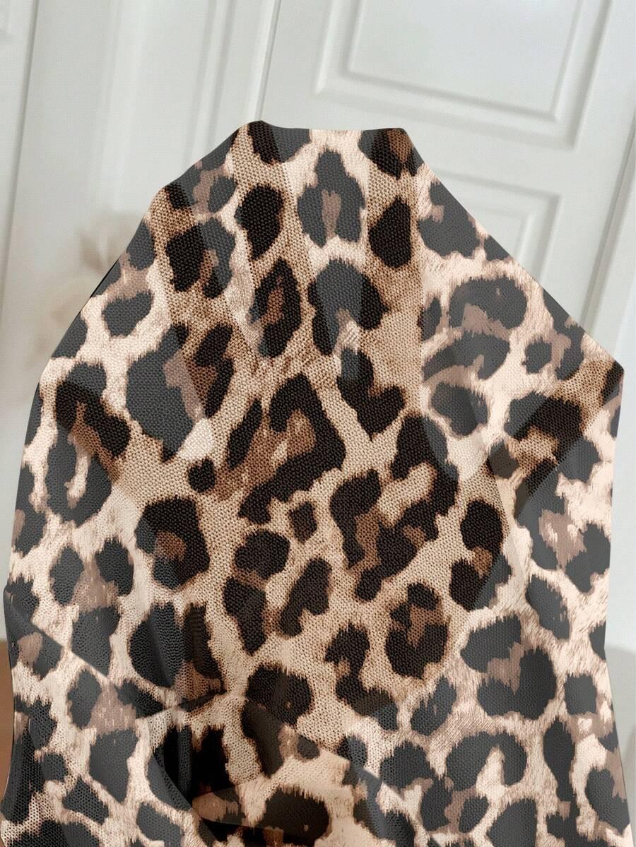 bluzka leopard print