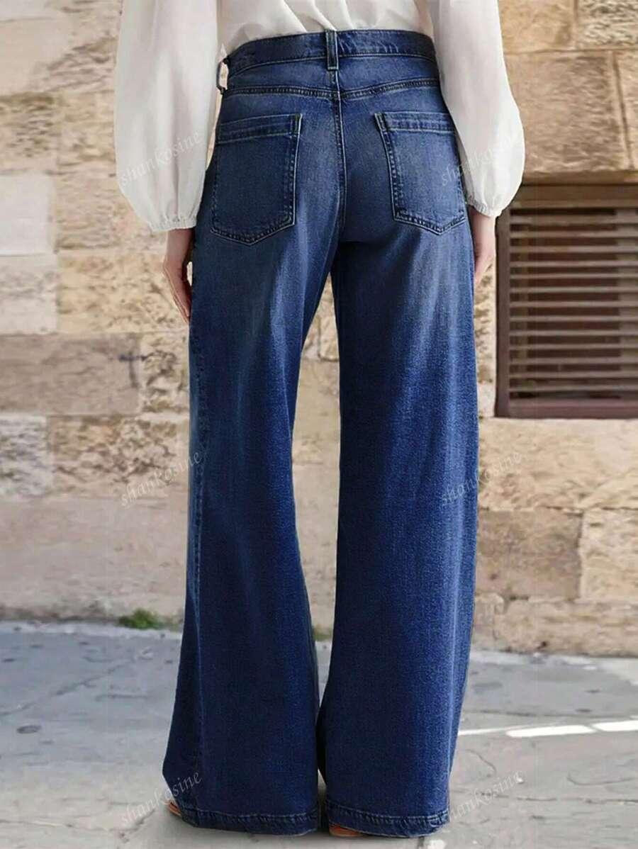 NIEBIESKIE SPODNIE JEANS