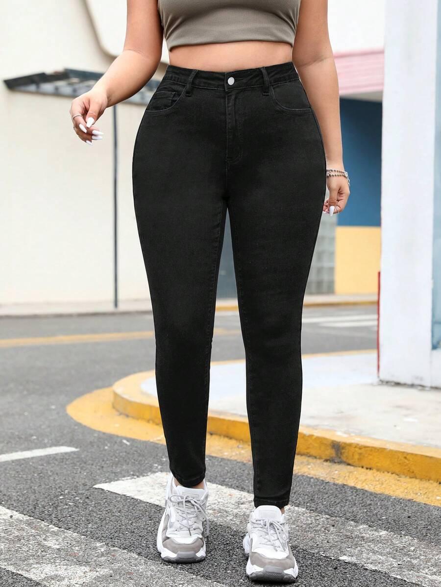SPODNIE JEANS RURKI WYSOKI STAN