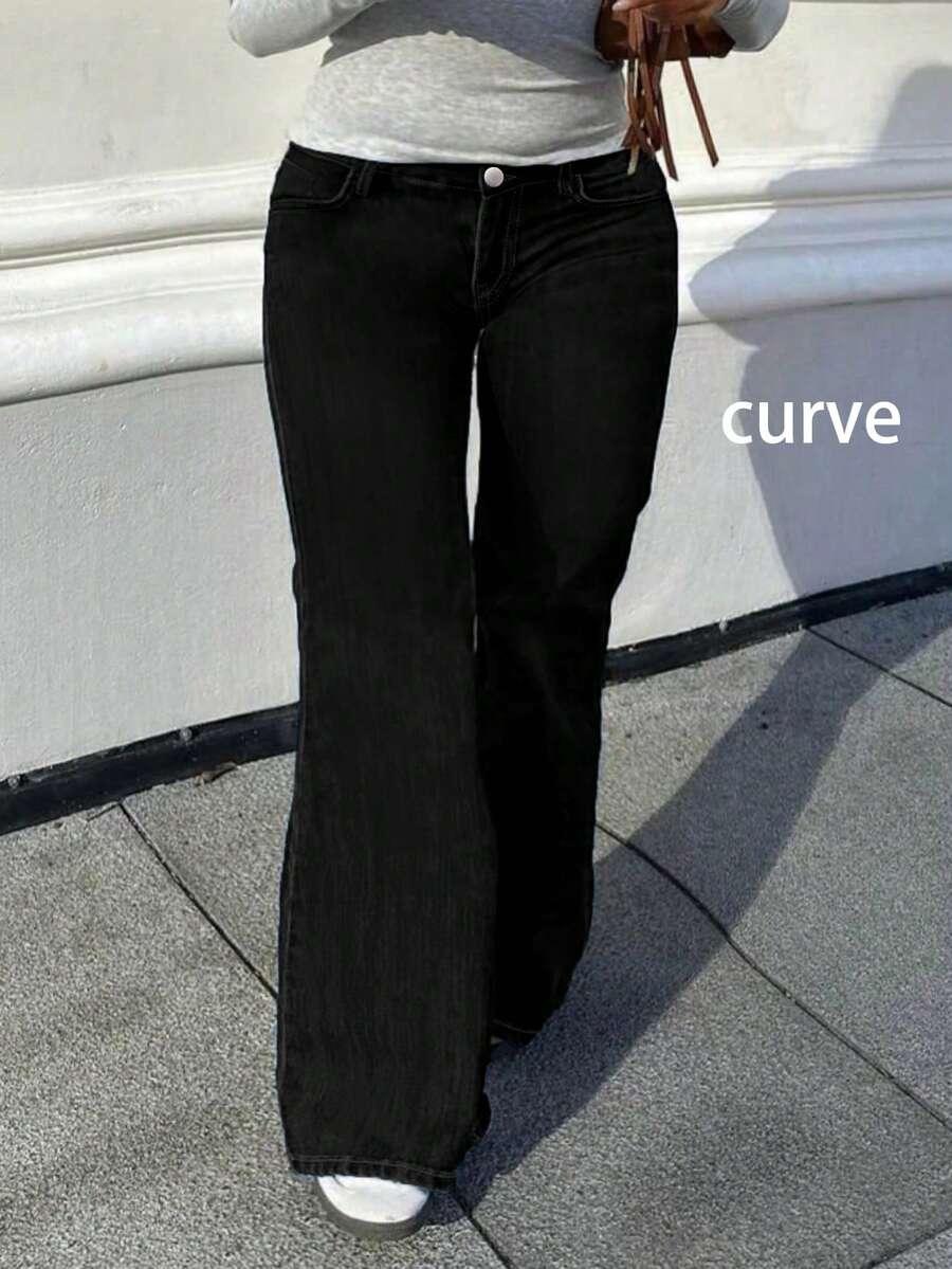 czarne spodnie jeans 