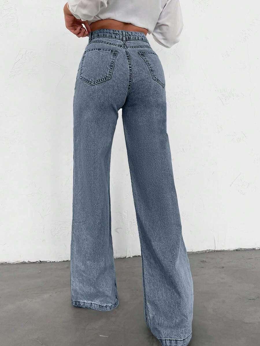 spodnie jeans prosta nogawka