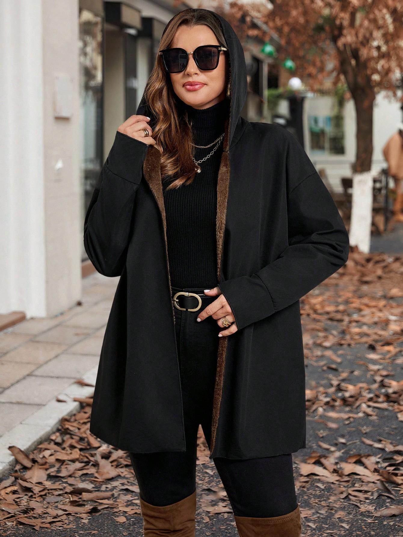 czarna narzutka casual