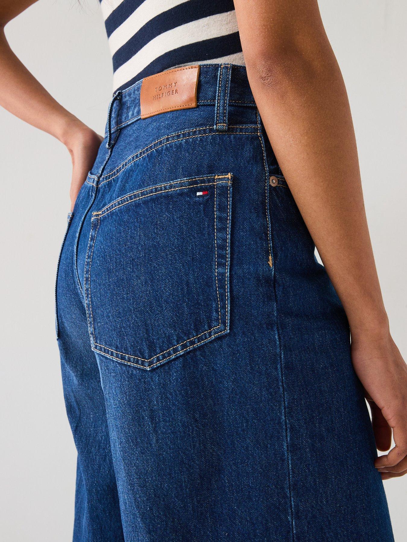 TOMMY HILFIGER JEANSY WIDE LEG WYSOKI STAN WW0WW44360