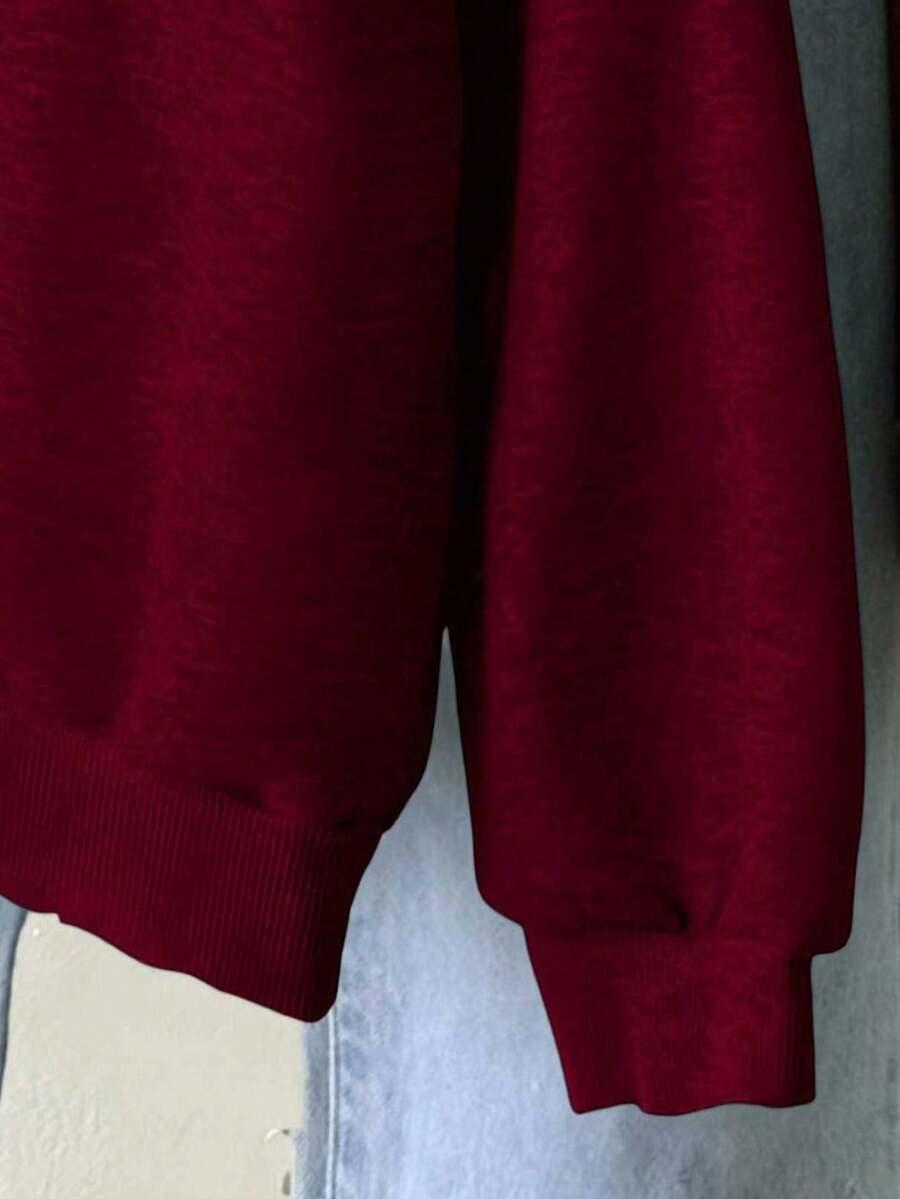 bordowa bluza zamek