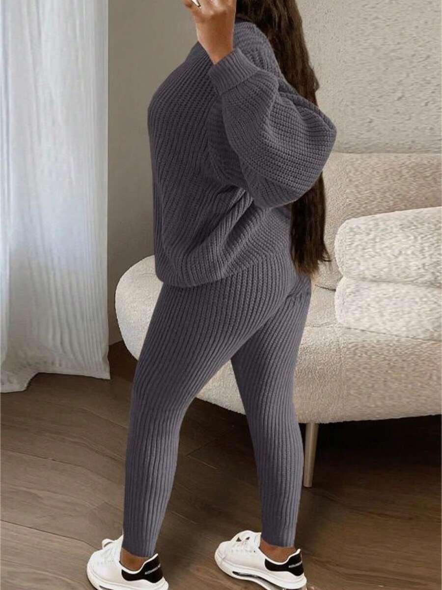 sweter spodnie komplet