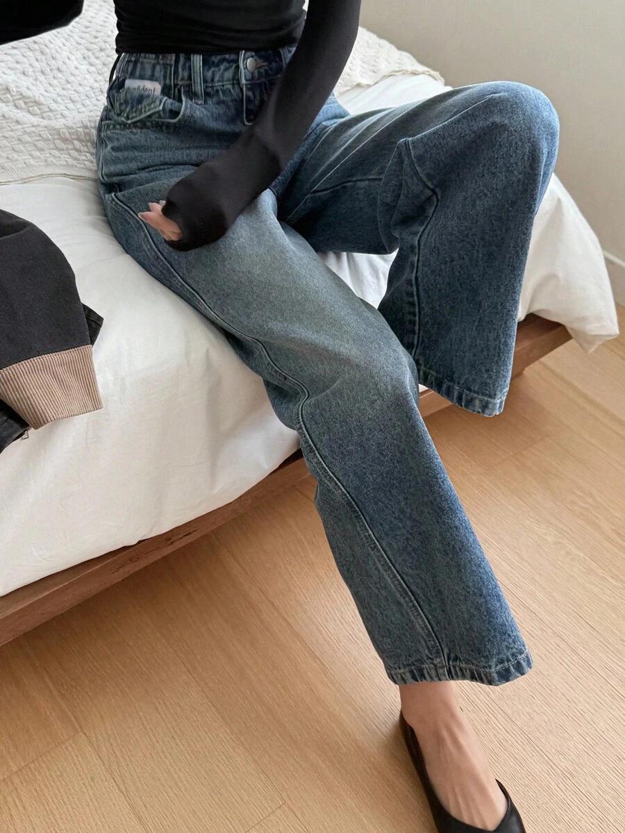 NIEBIESKIE SPODNIE JEANS
