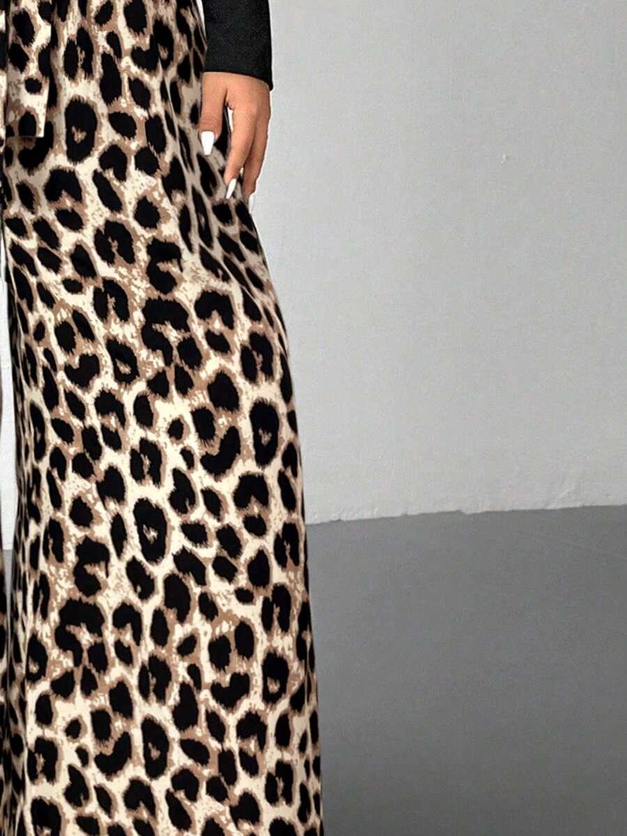 kombinezon długi rękaw animal print
