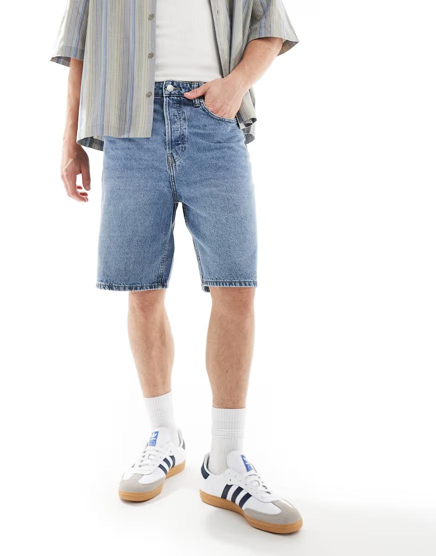 NIEBIESKIE SPODENKI JEANS