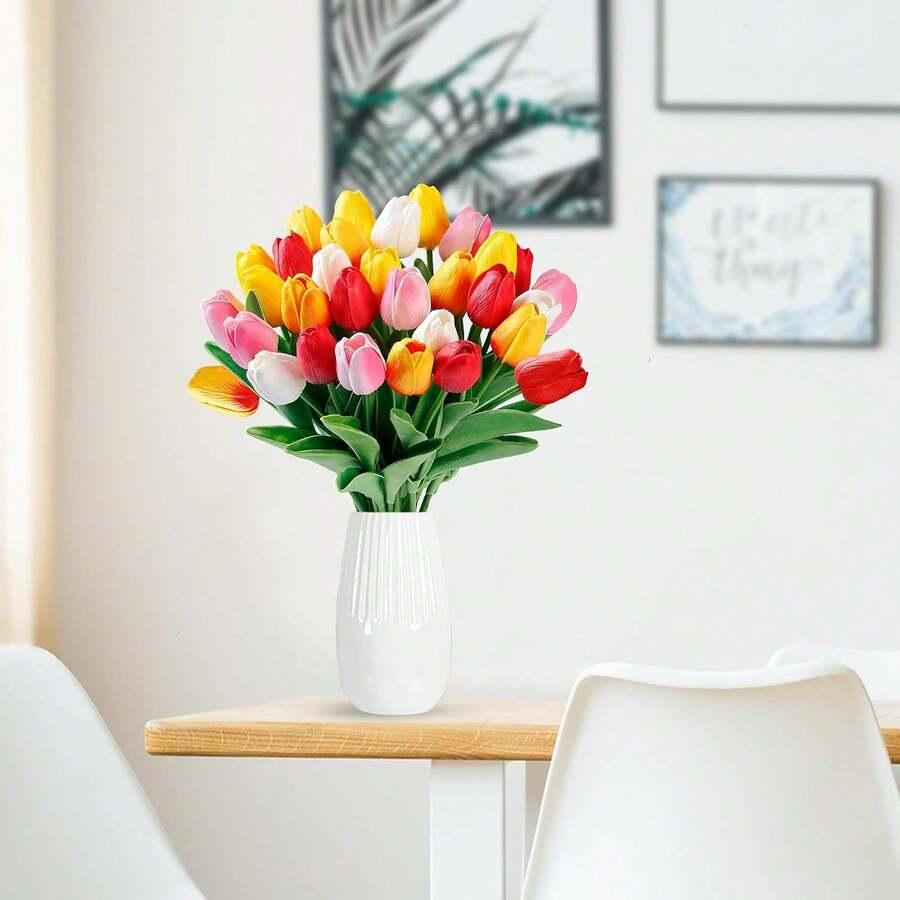 sztuczne kwiaty tulipany 9-pack