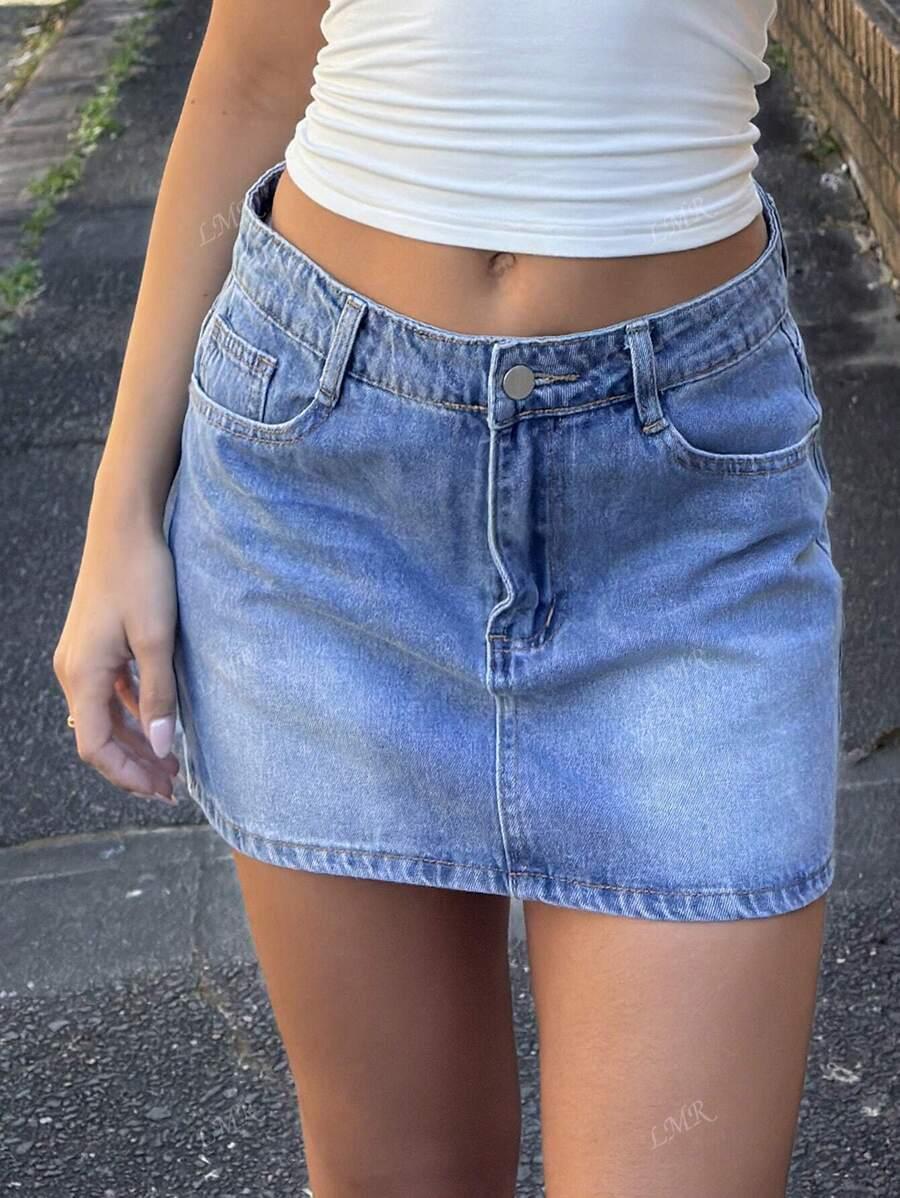 MINI SPÓDNICA JEANS