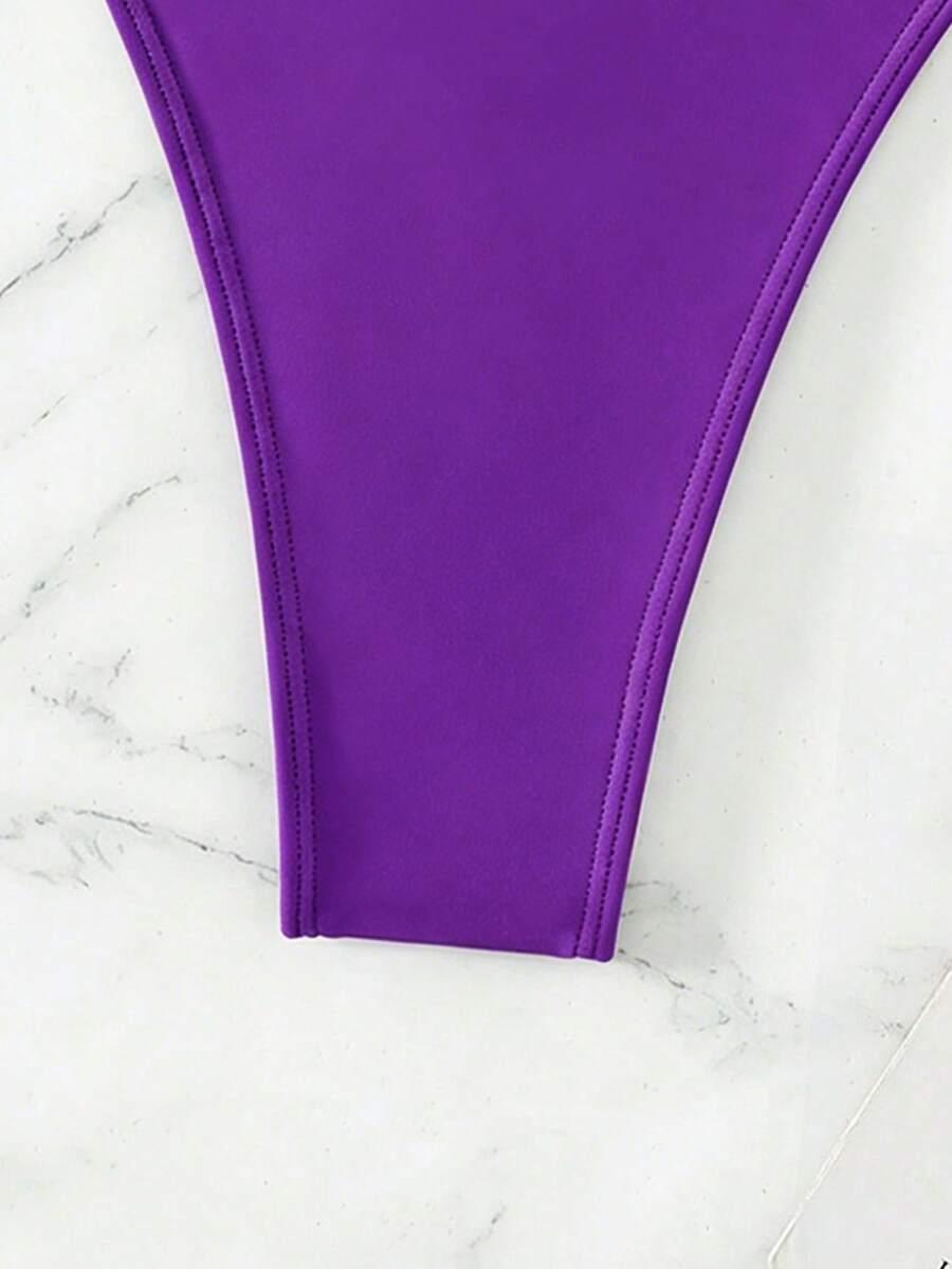 fioletowy dół od bikini