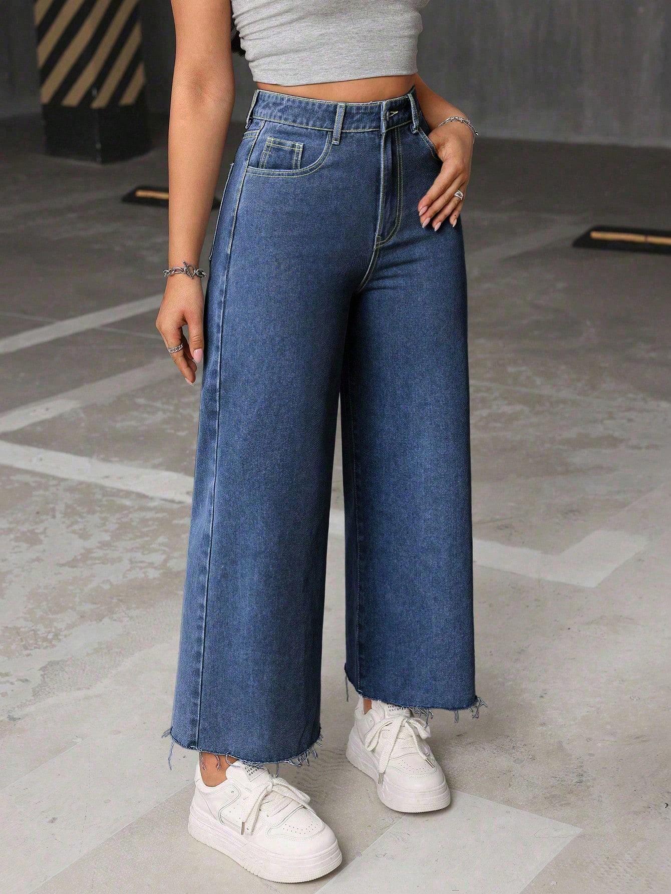 NIEBIESKIE SPODNIE JEANS 