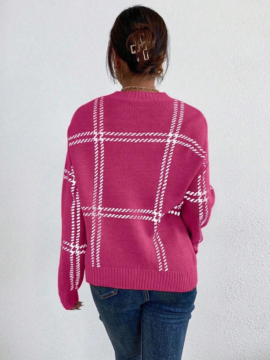 SWETER DAMSKI OKRĄGŁY DEKOLT