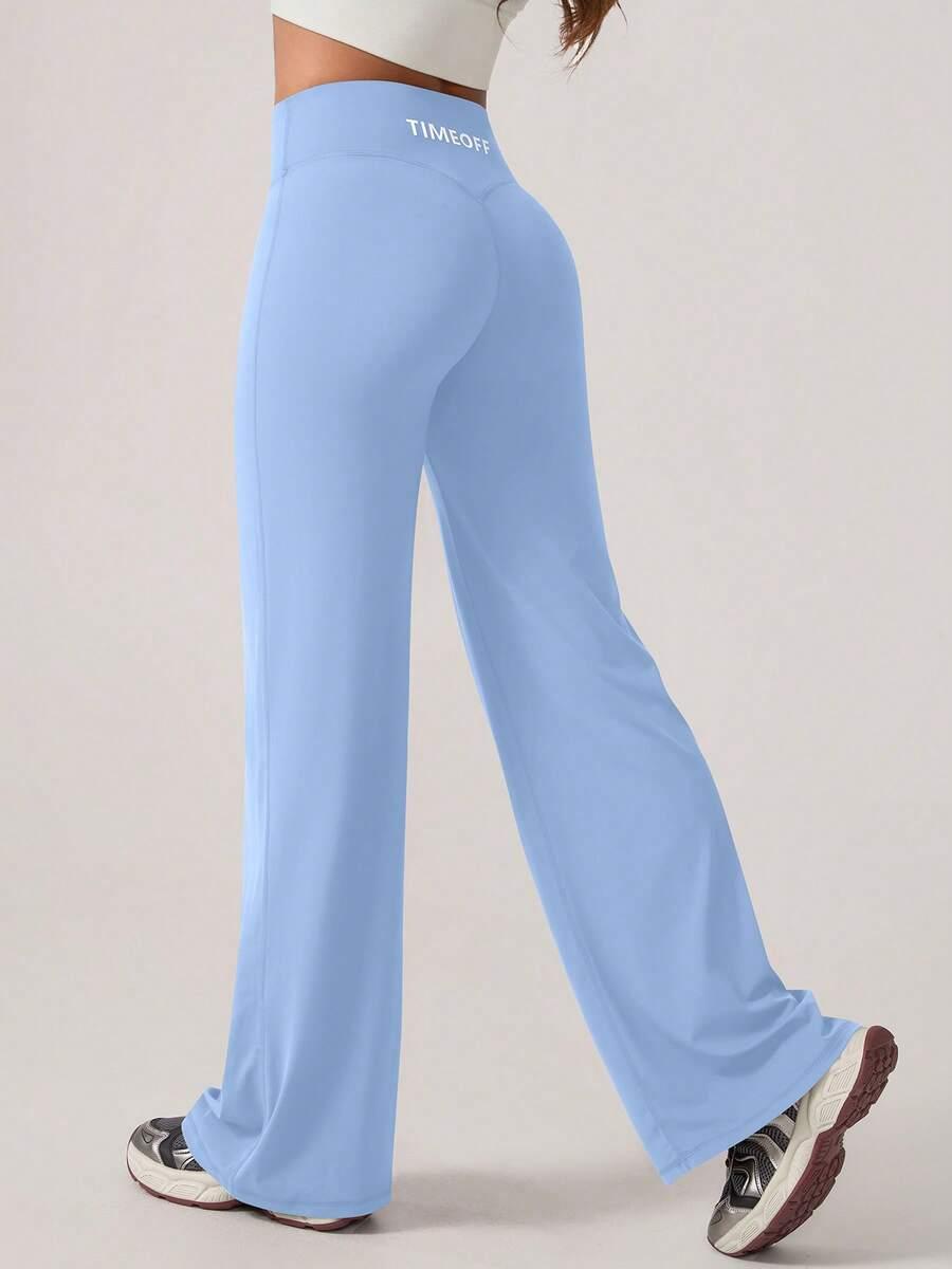 NIEBIESKIE LEGGINSY PROSTA NOGAWKA