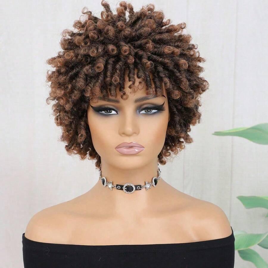 peruka włosy syntetyczne afro