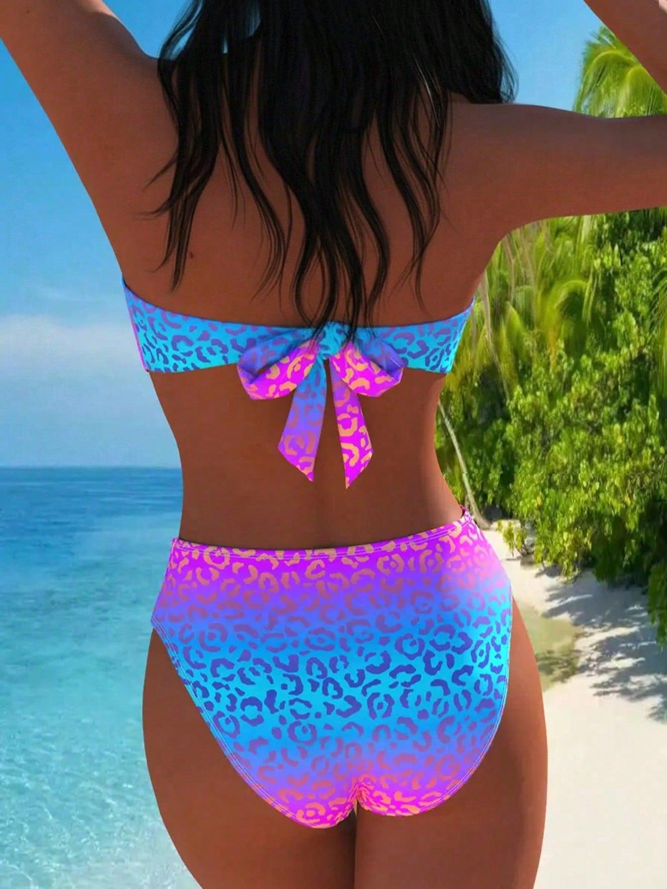 GÓRA OD BIKINI ANIMAL PRINT