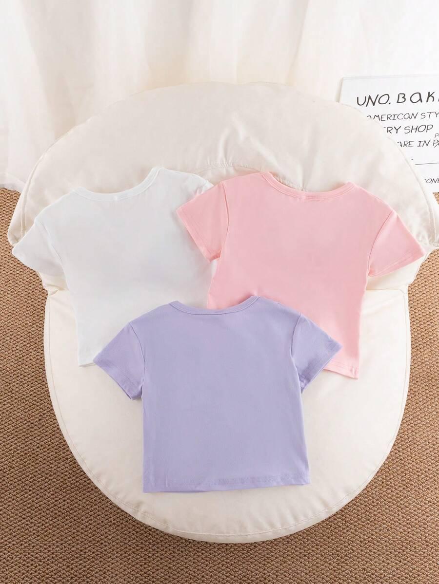 t-shirt nadruk 3-pack