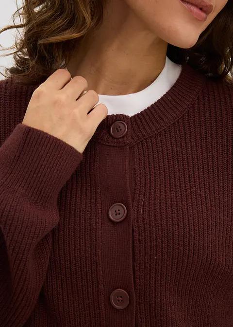 SWETER Z DZIANINY 