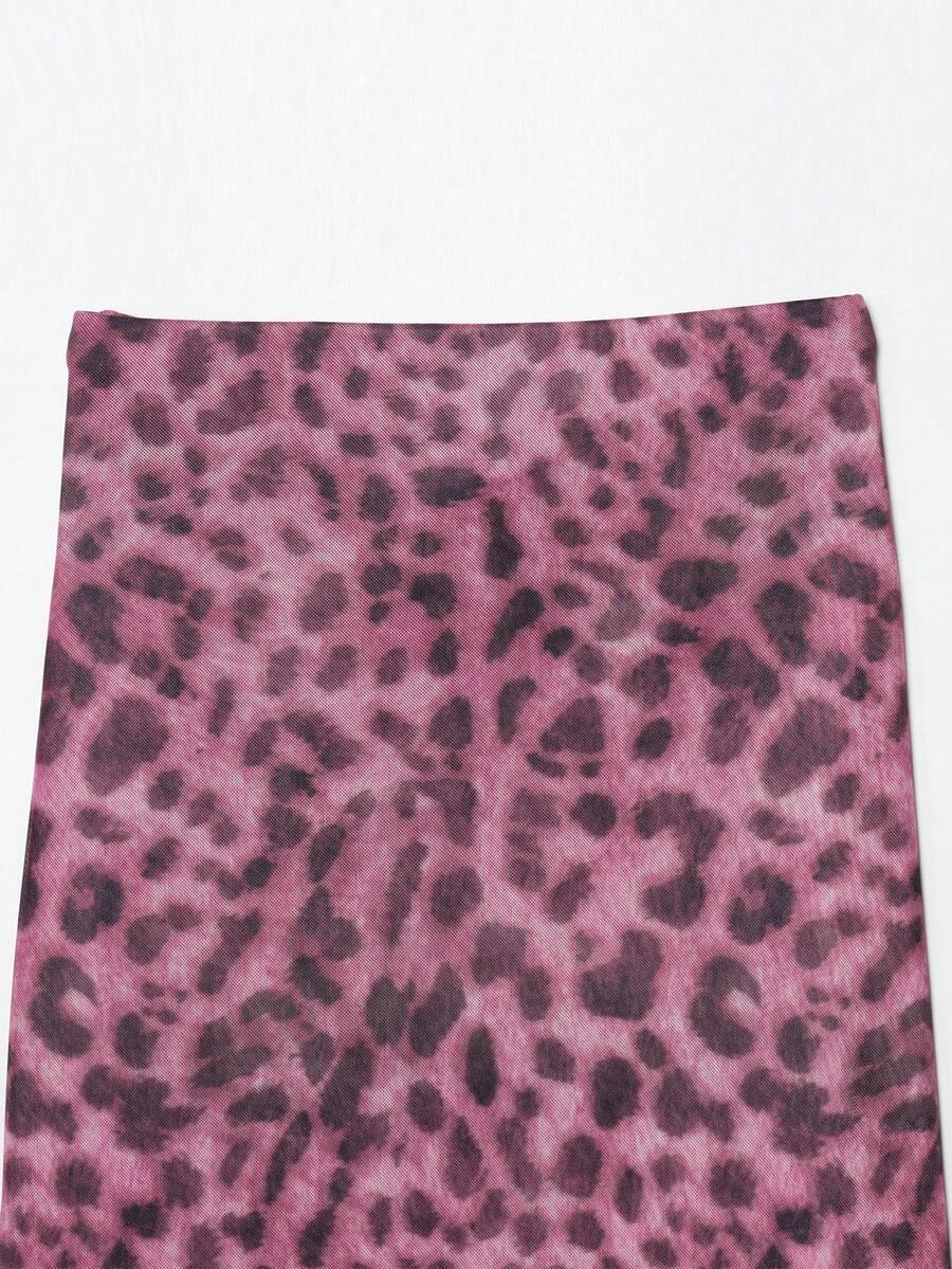 maxi spódnica animal print