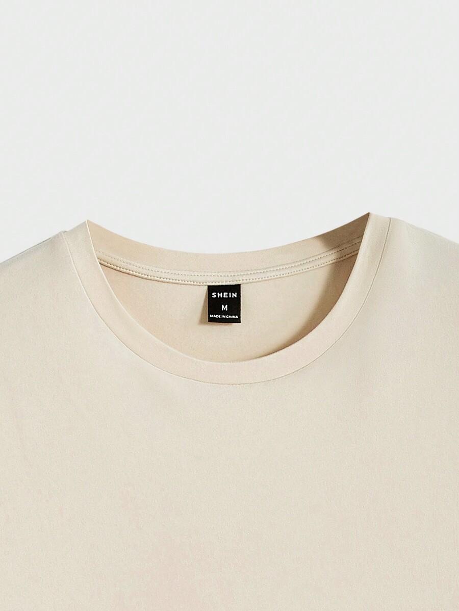 GŁADKI T-SHIRT OKRĄGŁY DEKOLT 3-PACK