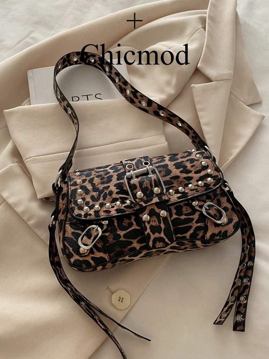 torebka na ramie animal print 