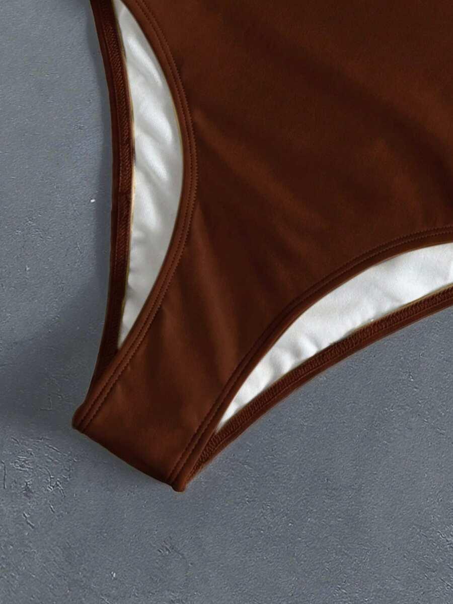 BRĄZOWY JEDNOCZĘŚCIOWY STÓJ KĄPIELOWY zdobienie