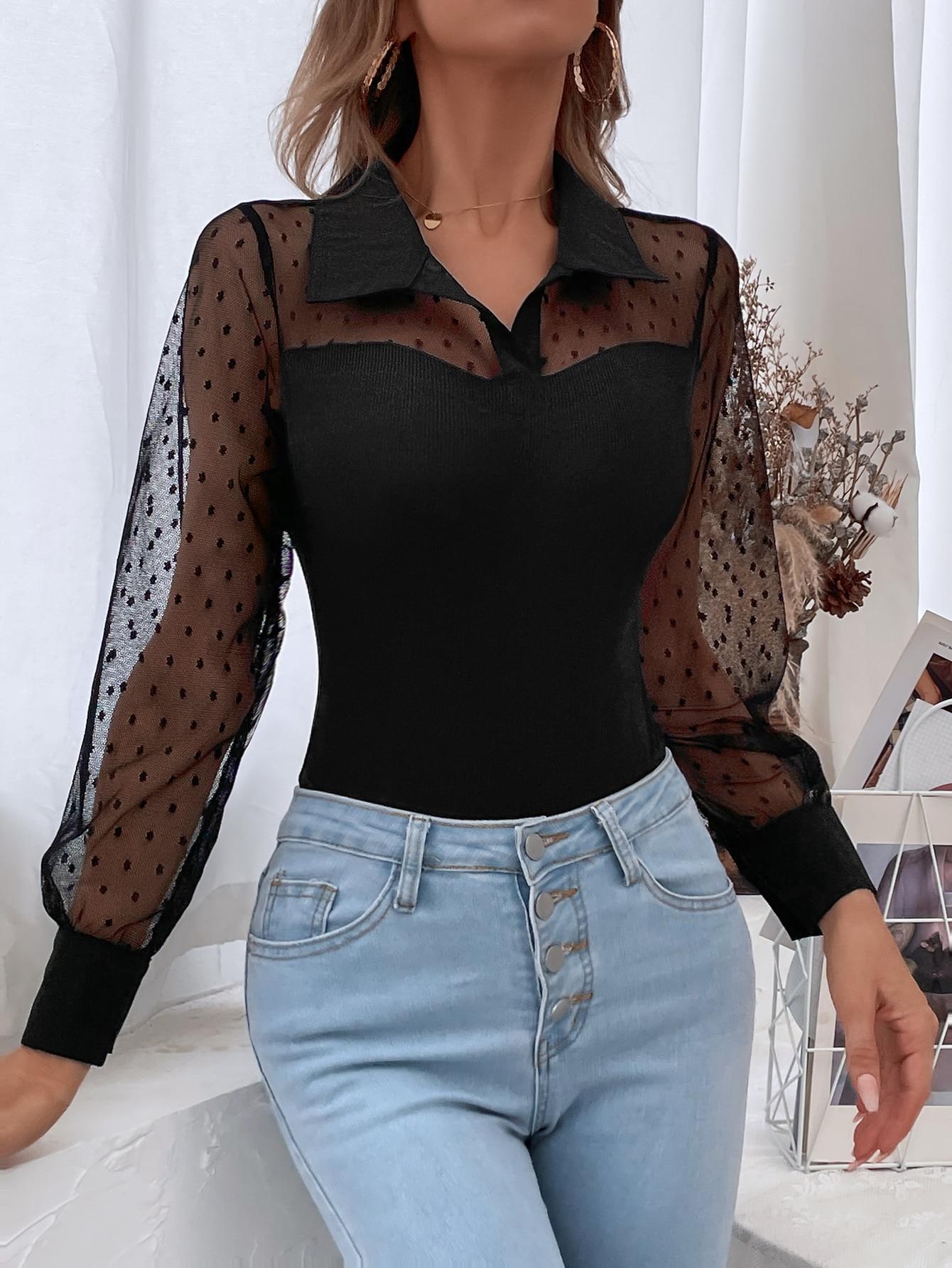 CZARNE BODY SIATECZKA 