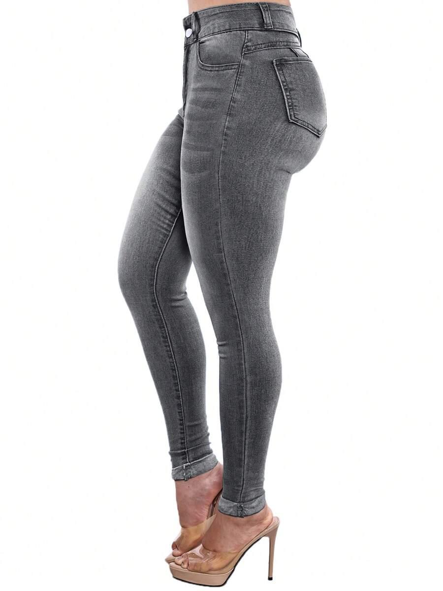 SPODNIE JEANSOWE RURKI 