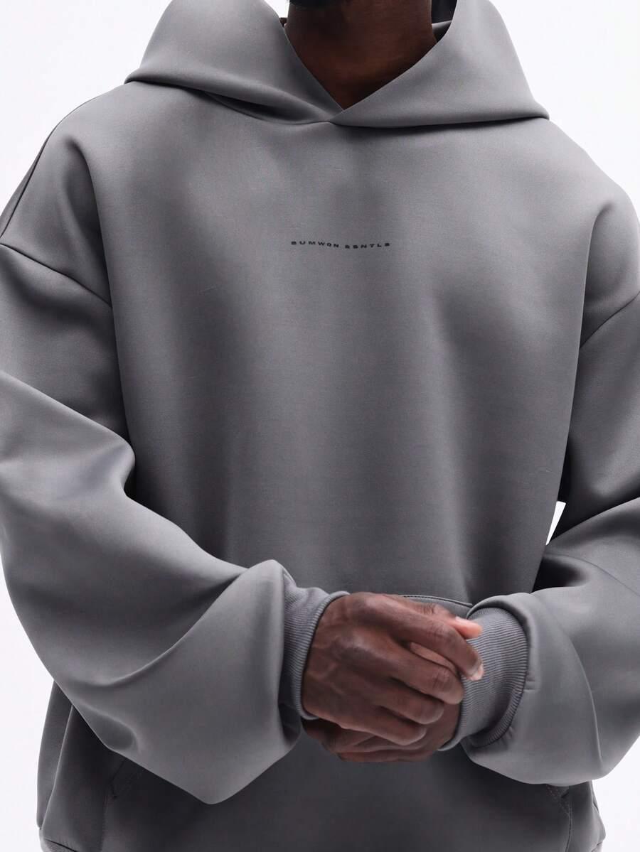 BLUZA MĘSKA Z KAPTUREM OVERSIZE