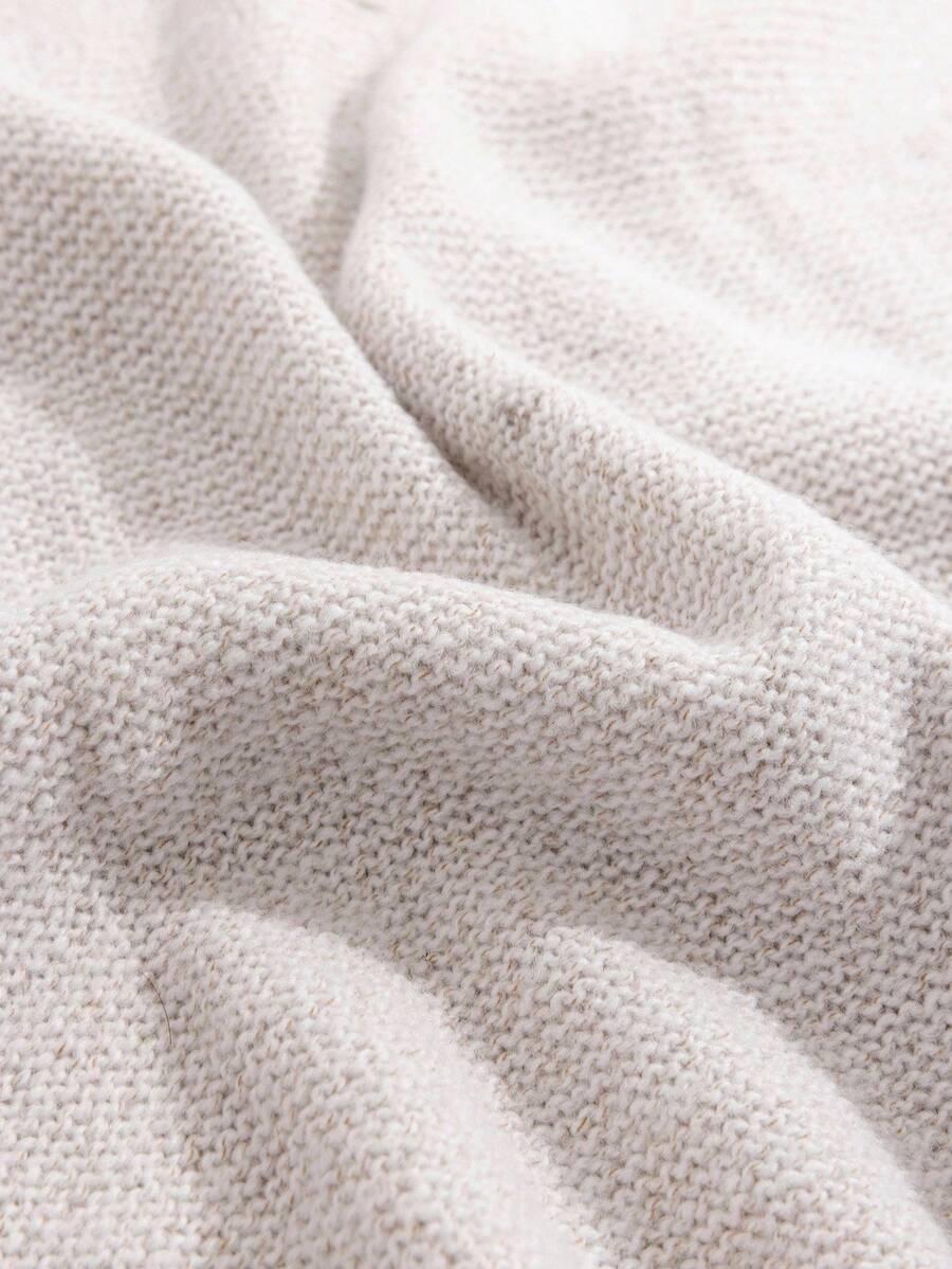 dzianinowy sweter długi rękaw 