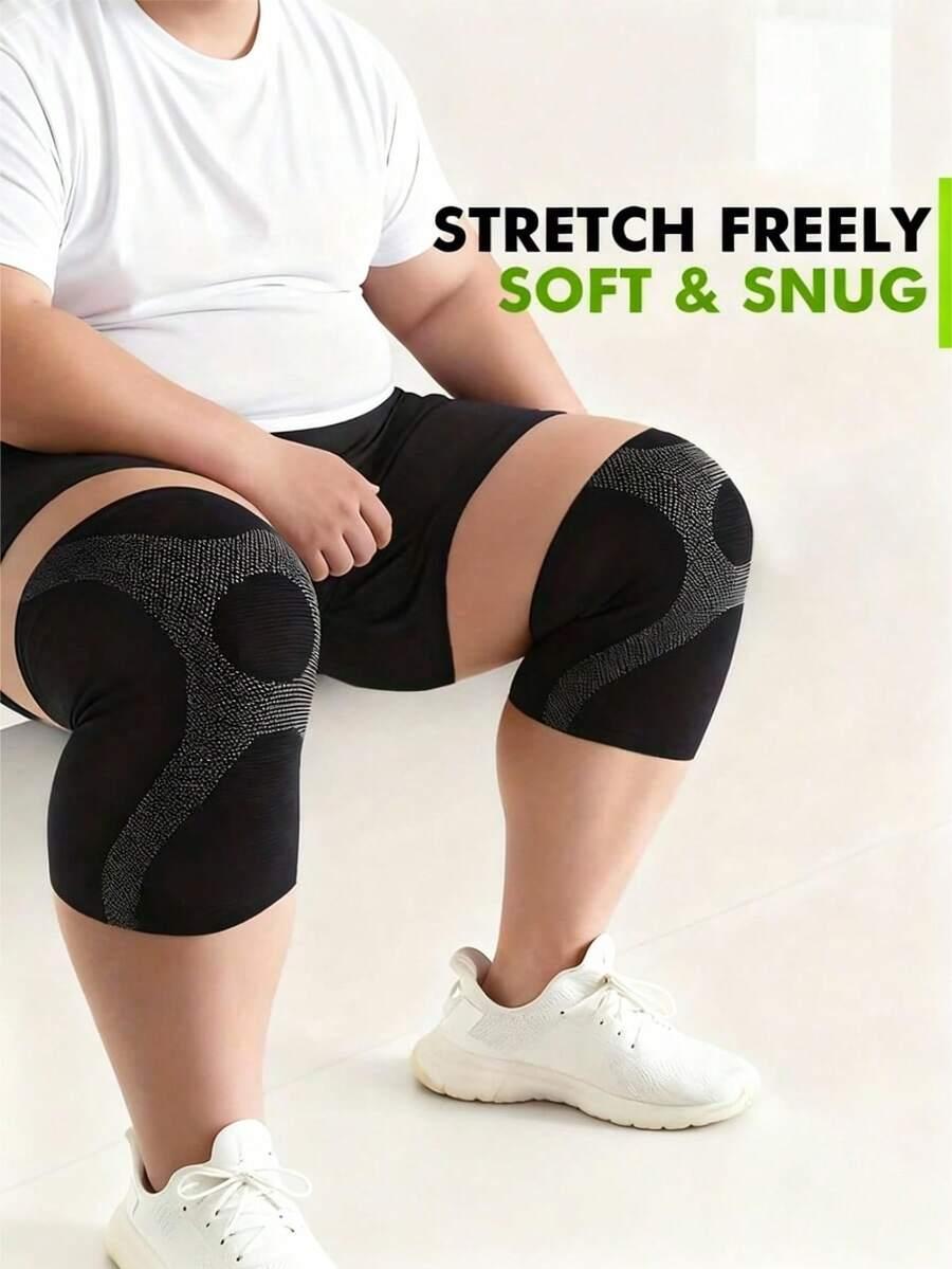czarny stabilizator kolan 2-pack