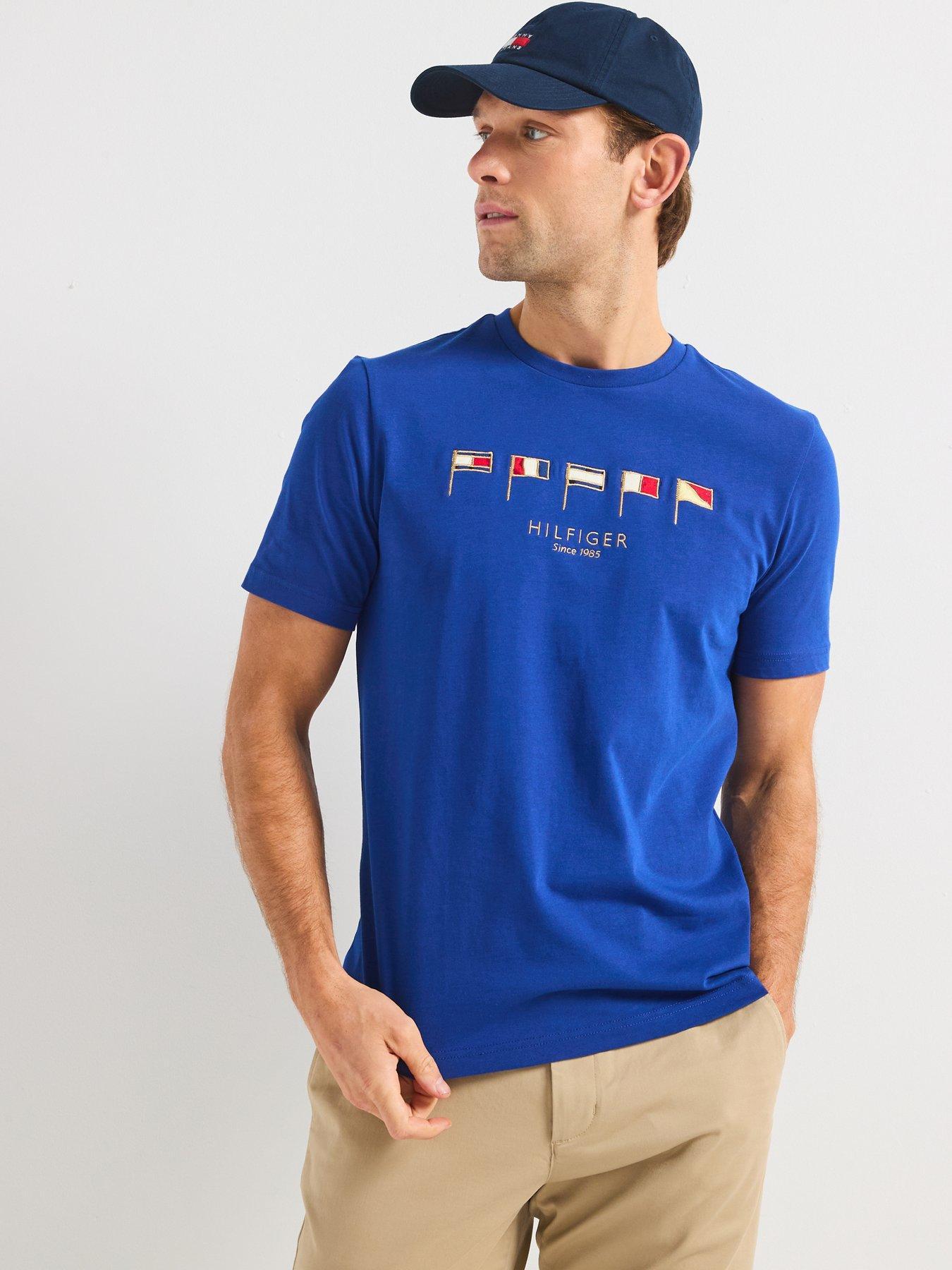 TOMMY HILFIGER T-SHIRT MĘSKI MULTI FLAGS MW0MW38616