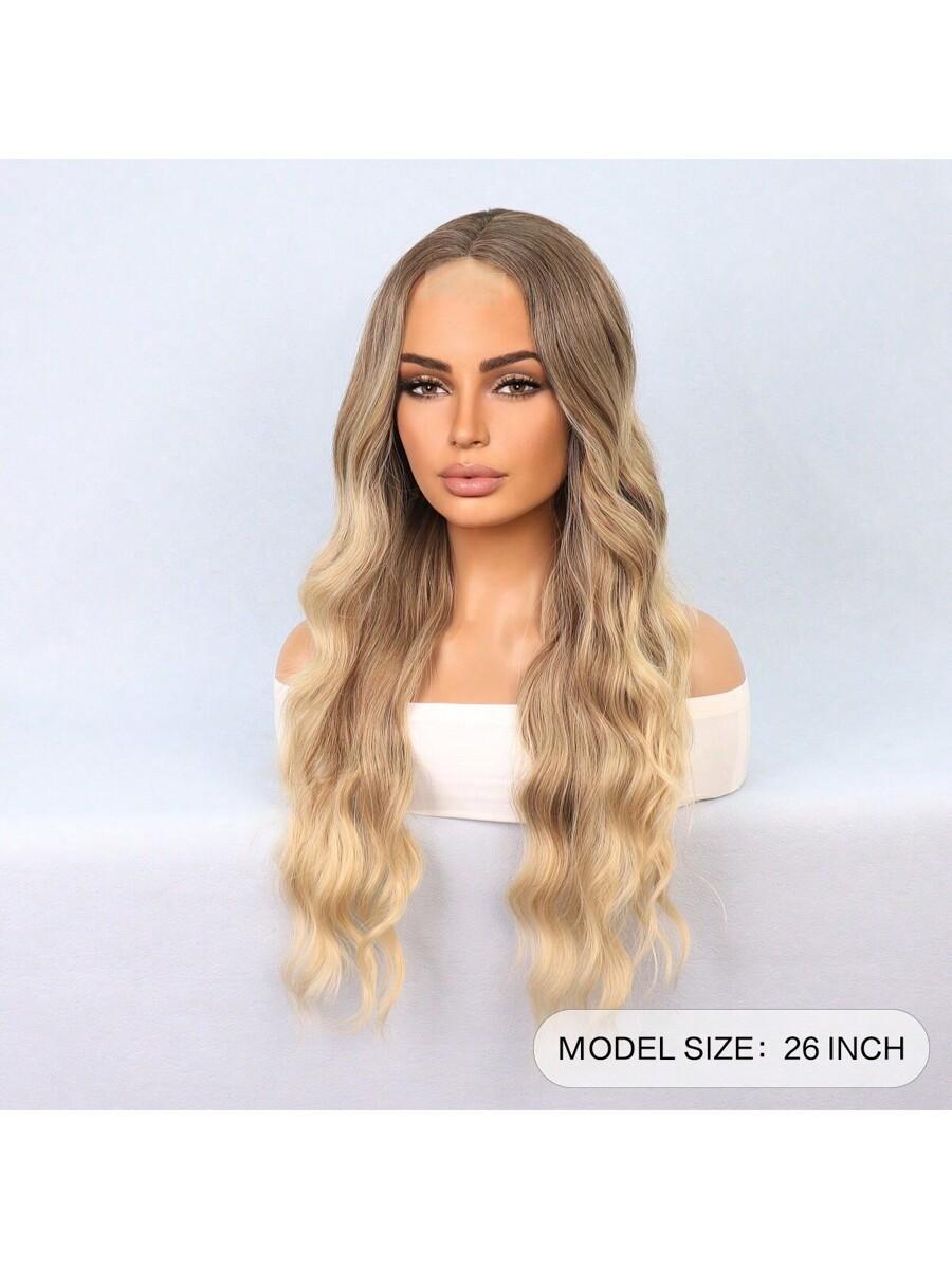 syntetyczne włosy peruka blond