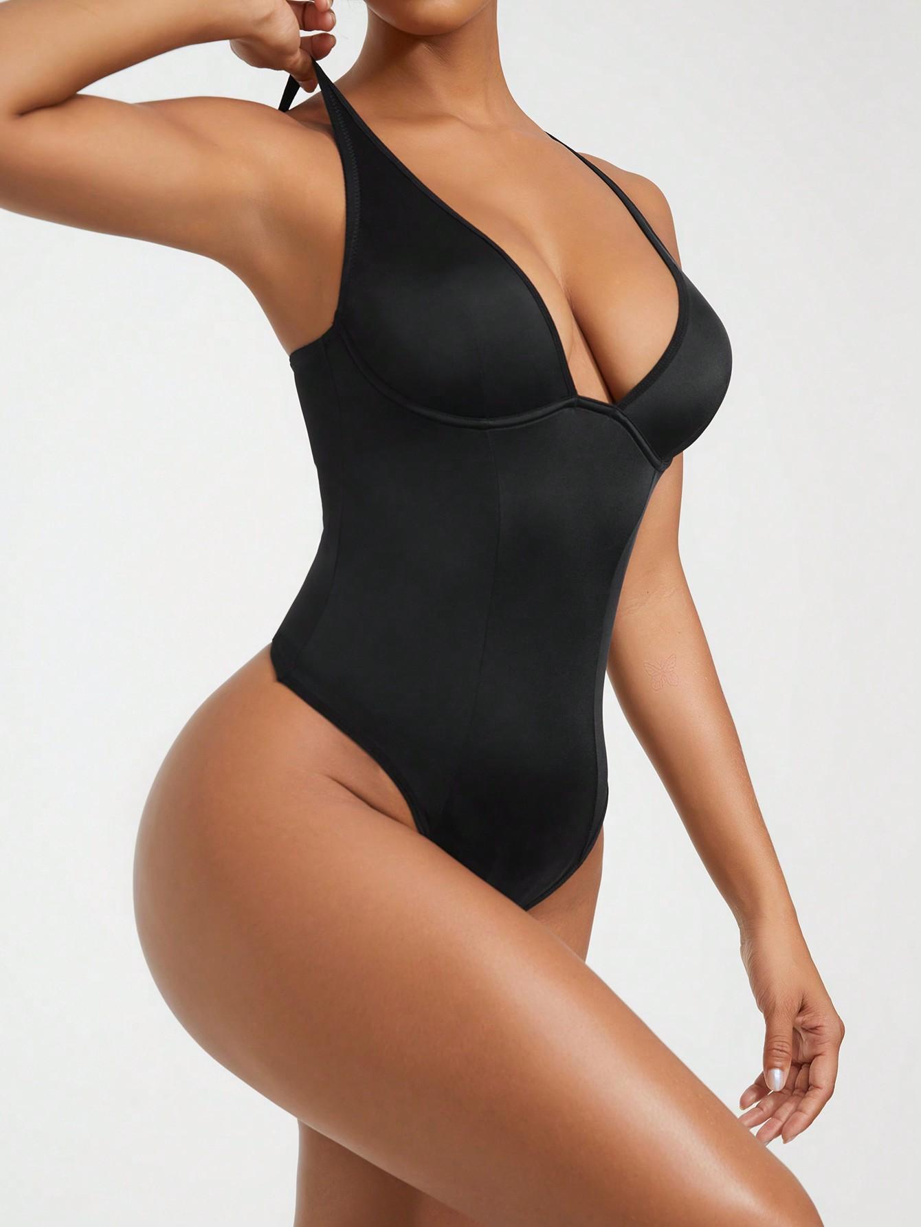 CZARNE MODELUJĄCE BODY STRINGI
