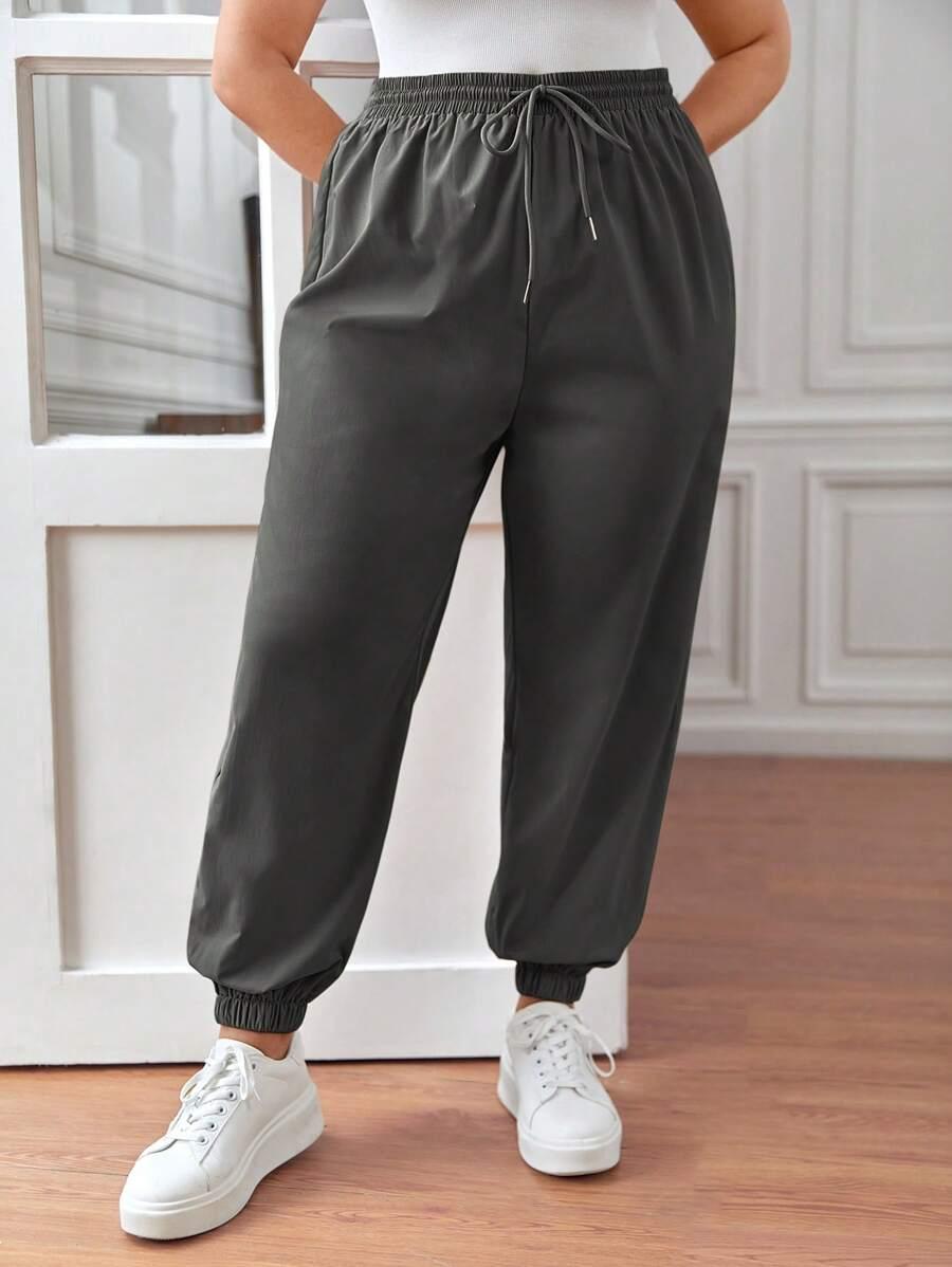 SZARE SPODNIE CASUAL