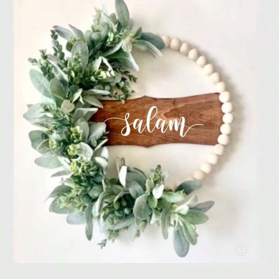 dekoracja zdobienie napis ,,salam"