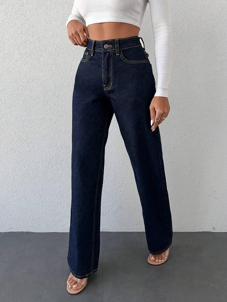 NIEBIESKIE SPODNIE JEANS