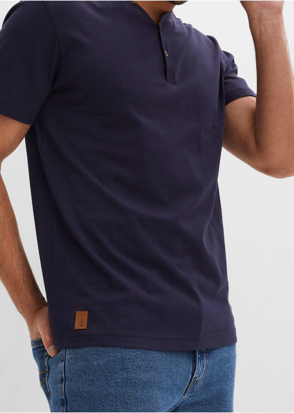 T-SHIRT PLUS SIZE DEKOLT V BAWEŁNA