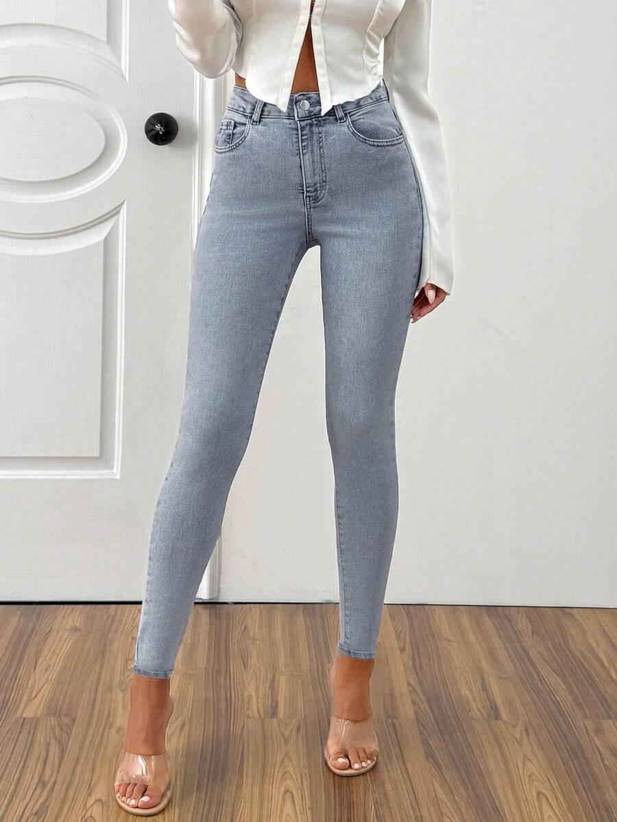 NIEBIESKIE SPODNIE JEANS 