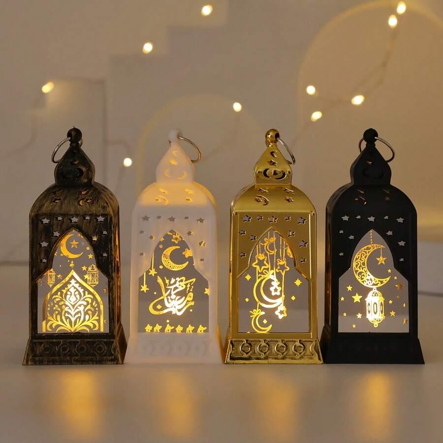 złota lampka lampion 