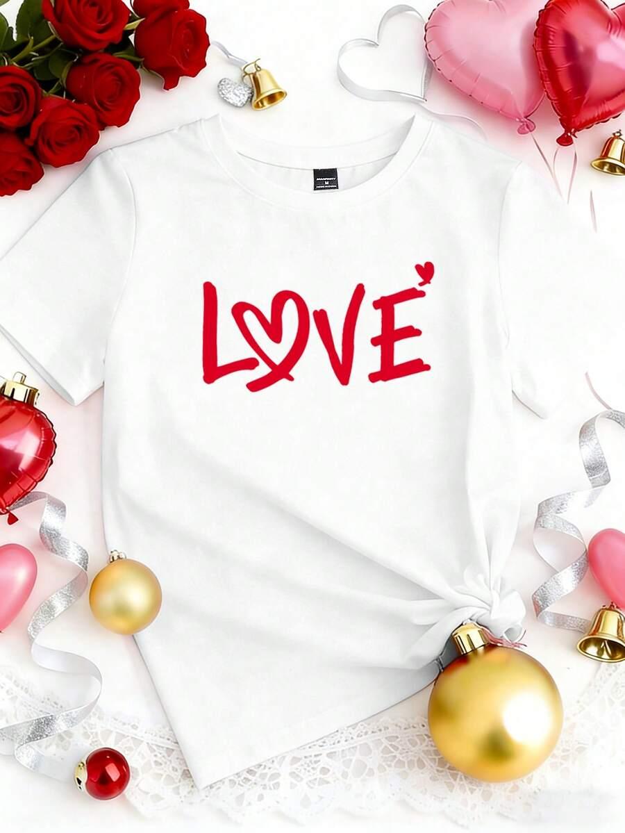 BIAŁY T-SHIRT Z NADRUKIEM