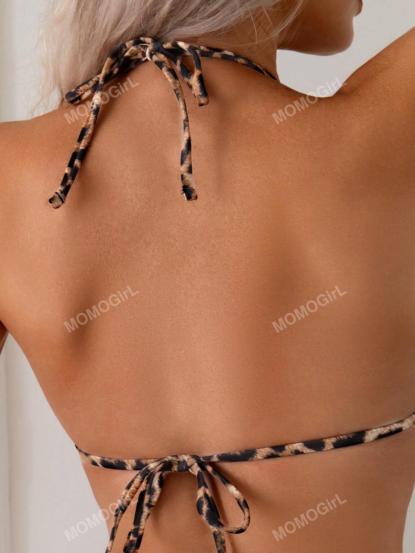 DWUCZĘŚCIOWY STRÓJ KĄPIELOWY ANIMAL PRINT
