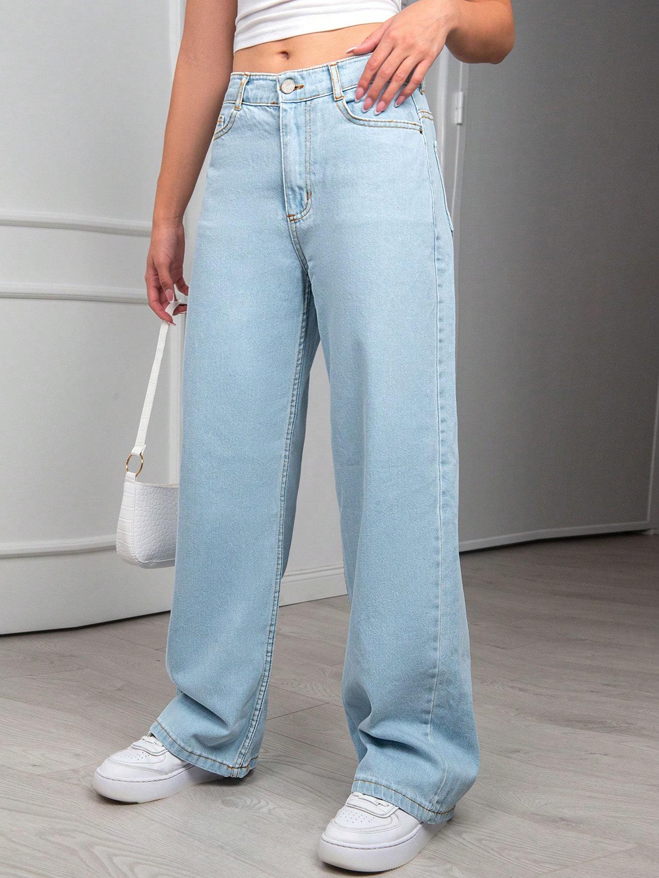 spodnie jeans prosta nogawka