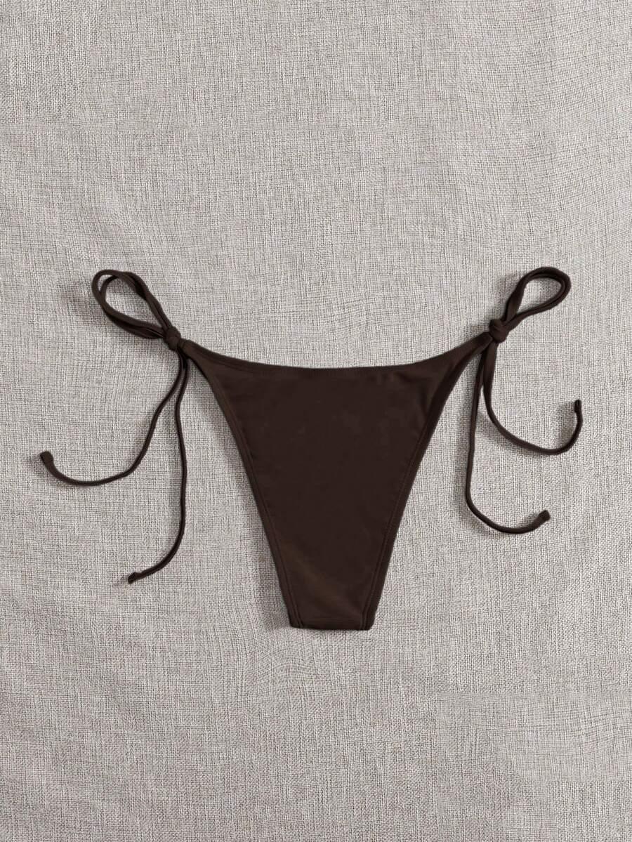 brązowy dół od bikini