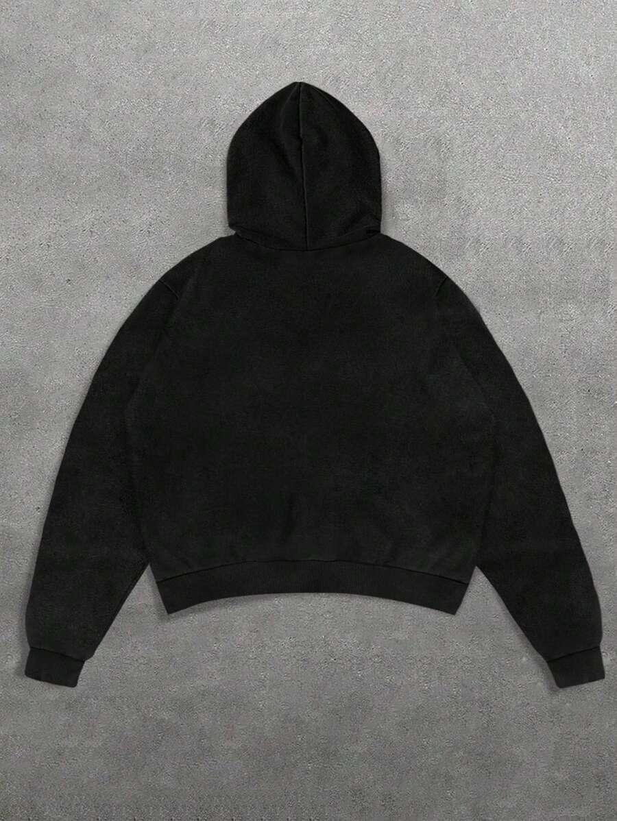 CZARNA BLUZA NADRUK