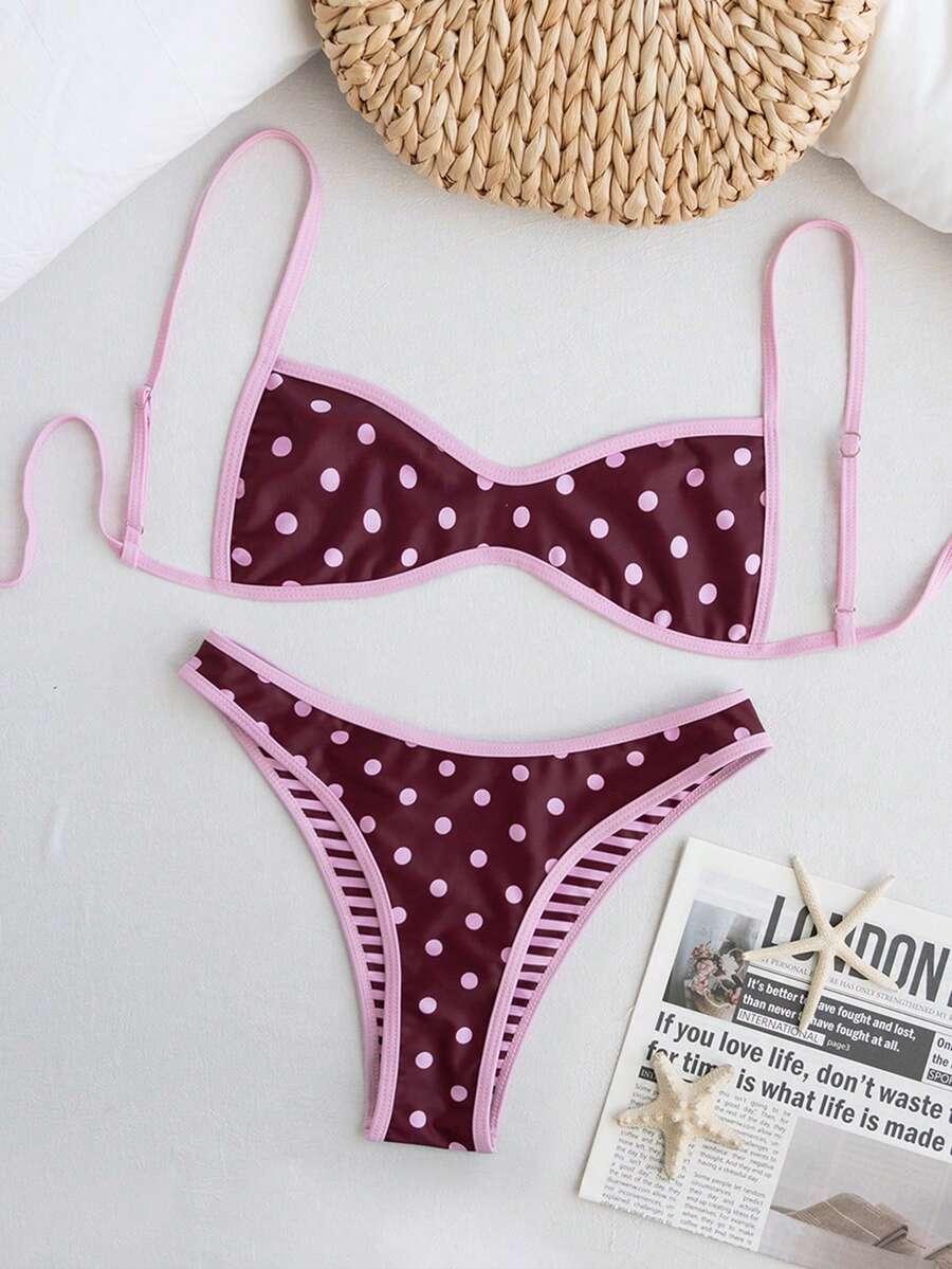 DWUCZĘŚCIOWY STRÓJ KĄPIELOWY PRINT