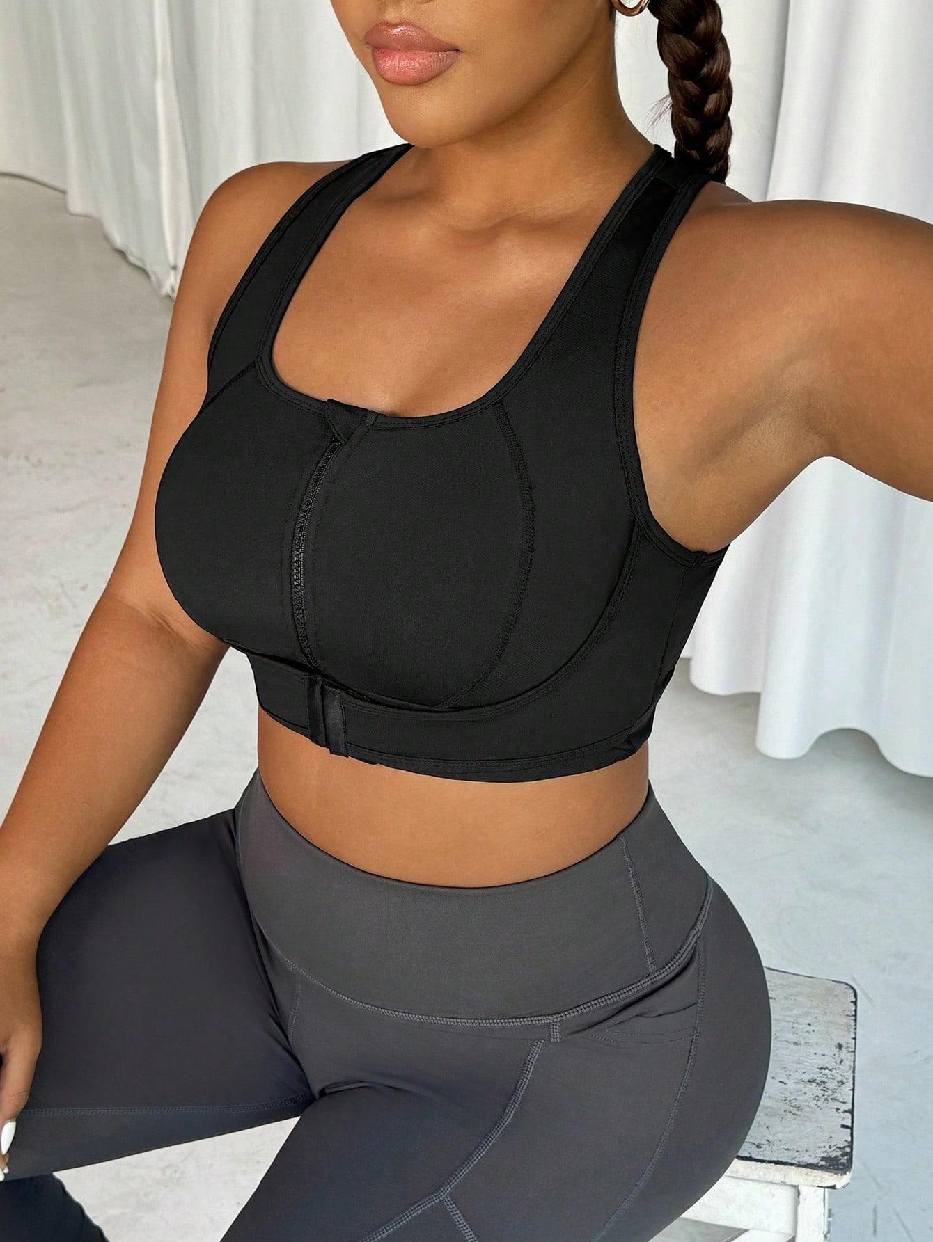 CZARNY SPORTOWY TOP