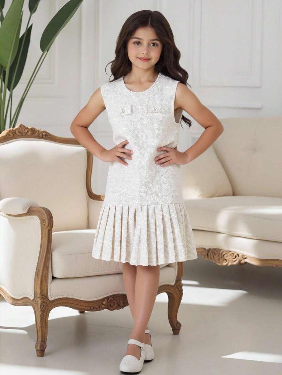 ELEGANCKA PLISOWANA SUKIENKA