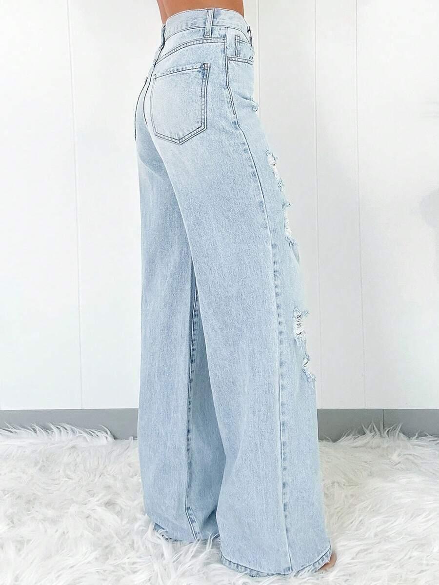 NIEBIESKIE SPODNIE JEANS
